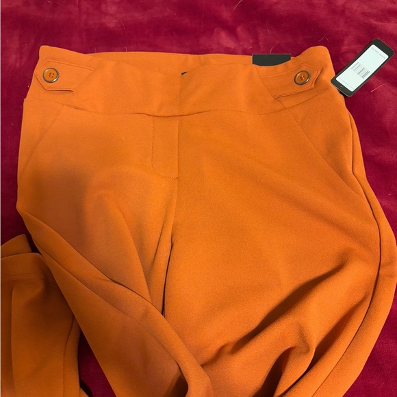 Soho Vibrant Orange Trousers - Picture 3 of 3